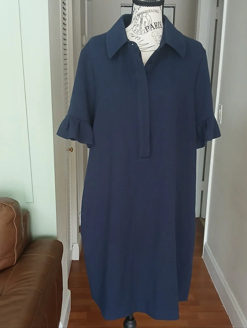 Tuckernuck Crepe Massey Shirt Dress XL - Picture 1 of 9